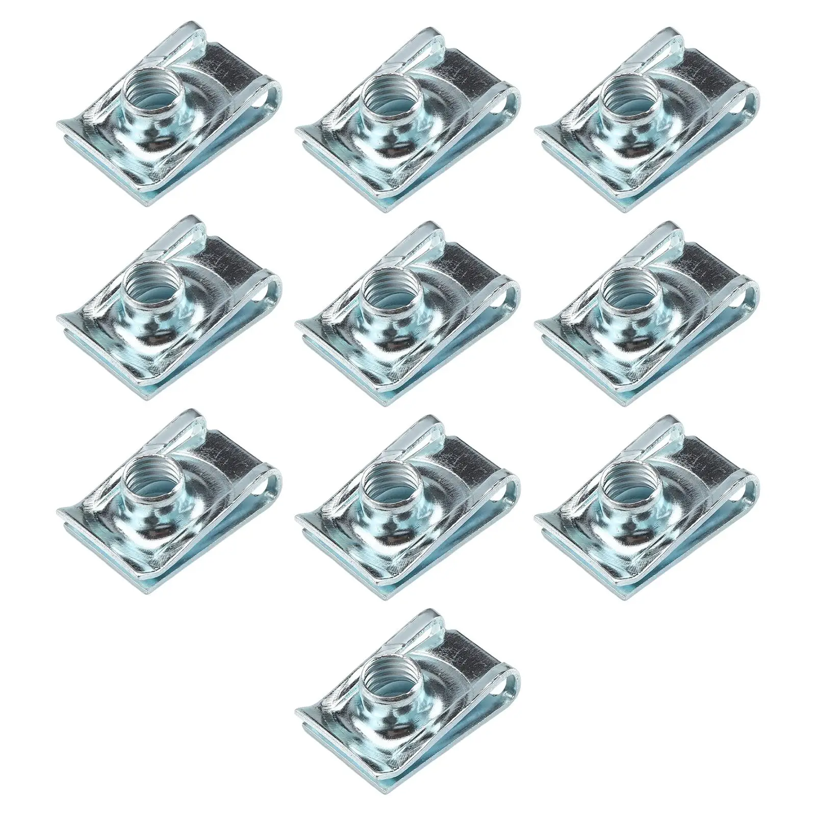 

10 Pieces Car Clip Nut Kit M8 Fasteners Universal for Motorcycle Car