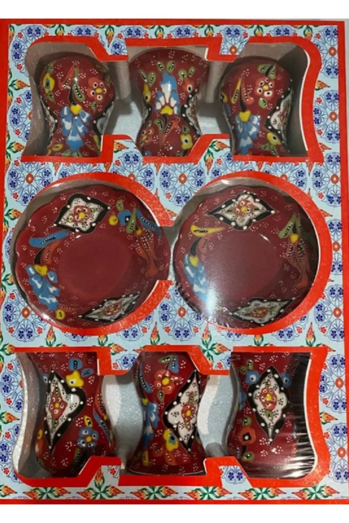 Набор стеклянной посуды ручной работы в виде фотографий подарок декоративные и