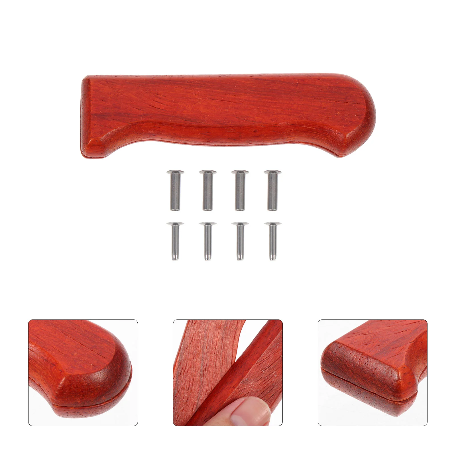 

Handle Kitchen Grip Wood Replacement Chopping Scales Handles Grips Wooden Chef Accessories Making Repair Replaceable Parts