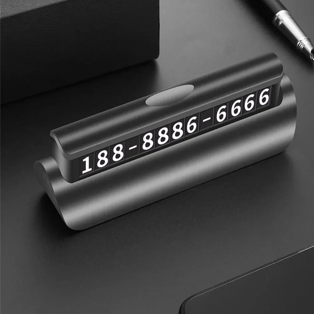 

Миниатюрный Портативный Держатель Для Номера Телефона С Кнопкой, Для Парковки Автомобиля, Визитница