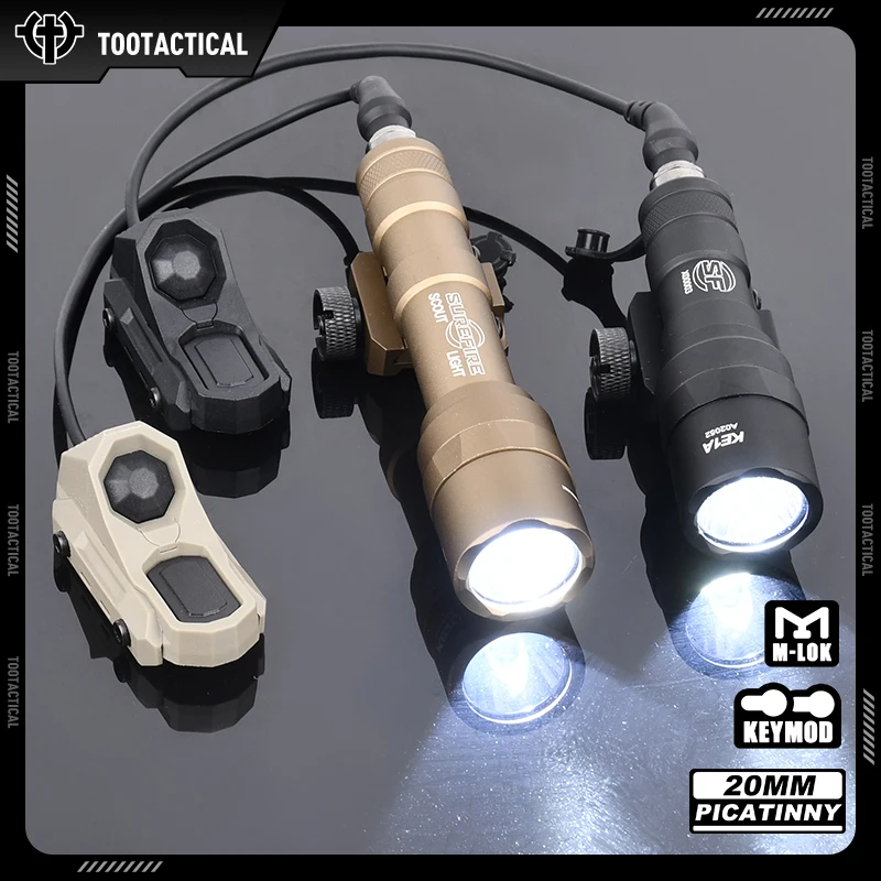 Фонарик WADSN Surefir M300C M600U двухфункциональный переключатель контроля давления Axon M600u