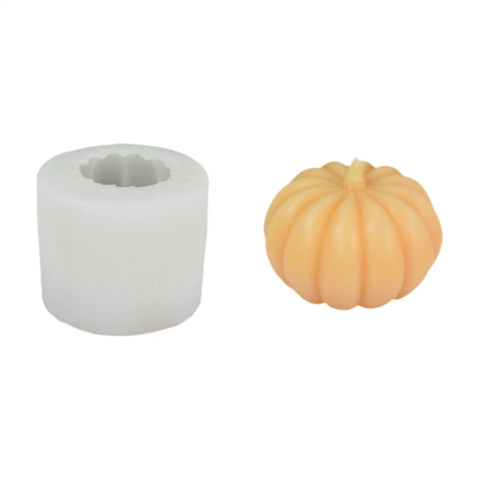 3D тыквенная свеча силиконовая форма DIY художественное многоразовое украшение