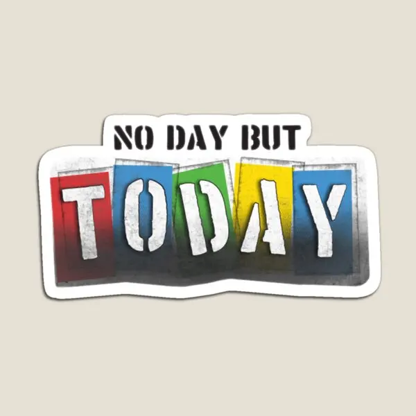 

Магнитный холодильник «No Day But Today», детский Магнитный декор, милая игрушка, красочные домашние детские наклейки