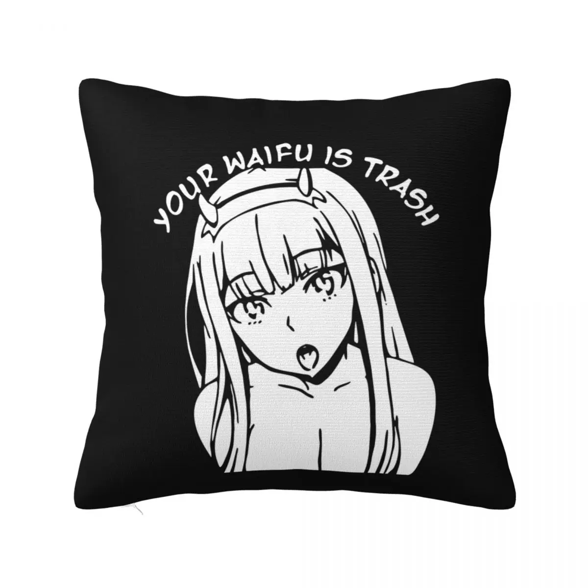 

Наволочка из ткани с принтом Zero Two Darling In The Franxx, 45*45 см