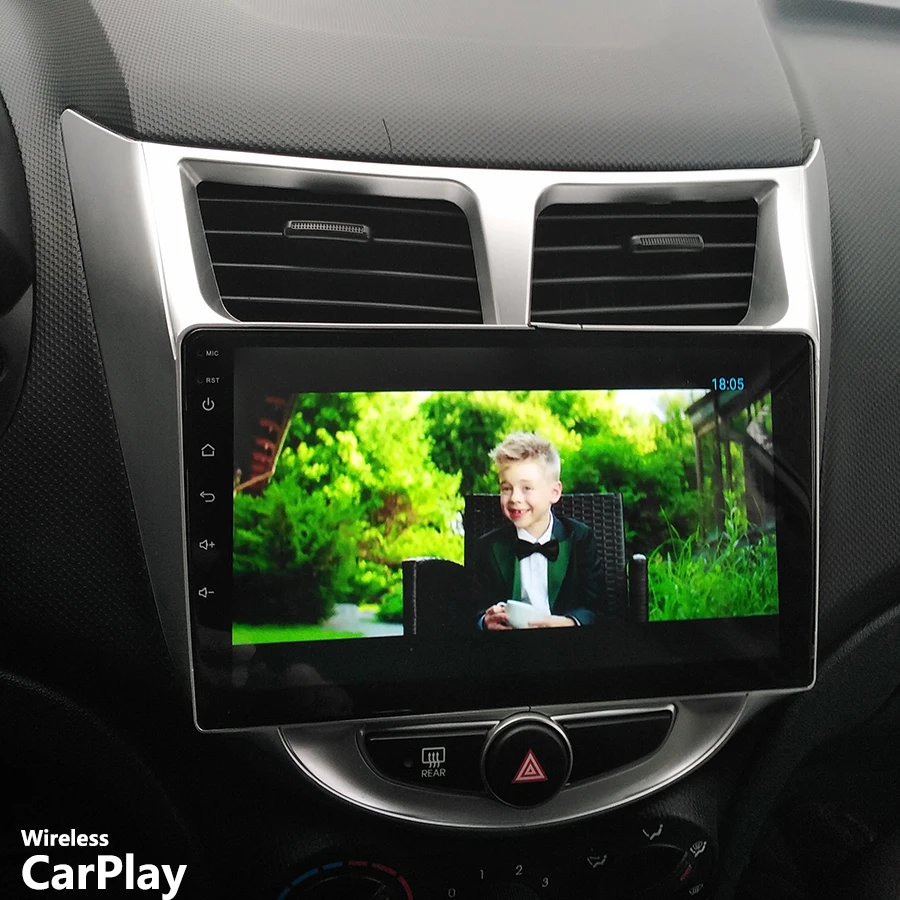 Автомагнитола 2DIN мультимедийный видеоплеер с сенсорным экраном 8 + 128 ГГц Android 12 GPS