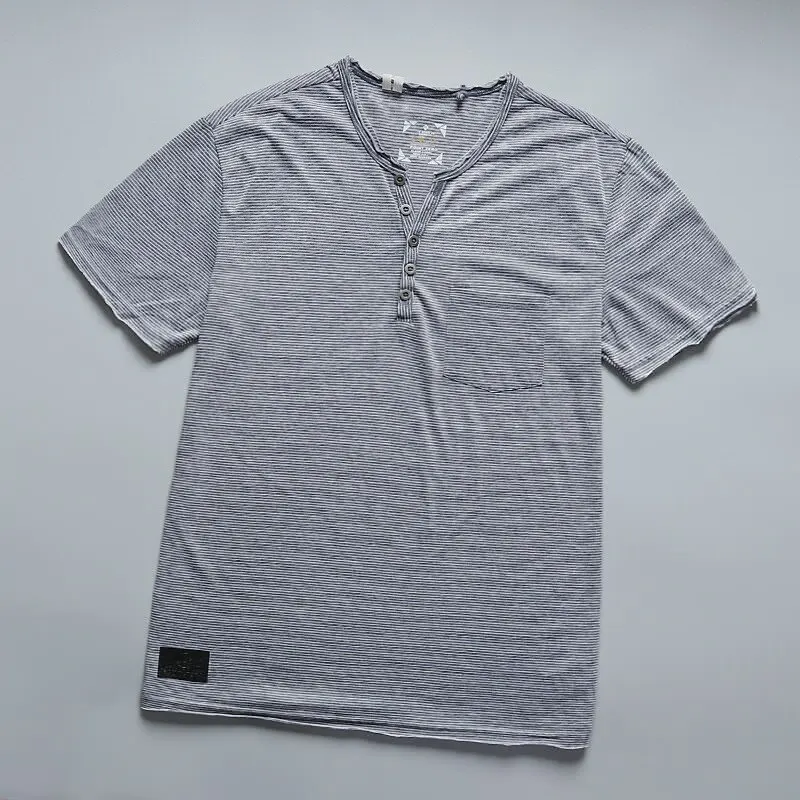 

Мужская свободная футболка с коротким рукавом и принтом