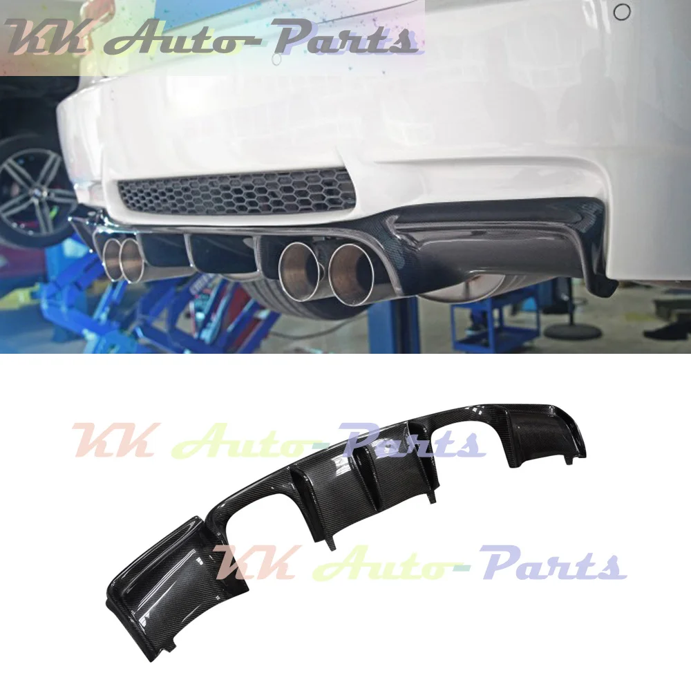

Carbon Fiber Car Rear Bumper Diffuser Lip Spoiler For BMW 3 Series E92 Coupe E93 Convertible M3 2008 - 2013 Auto Tuning