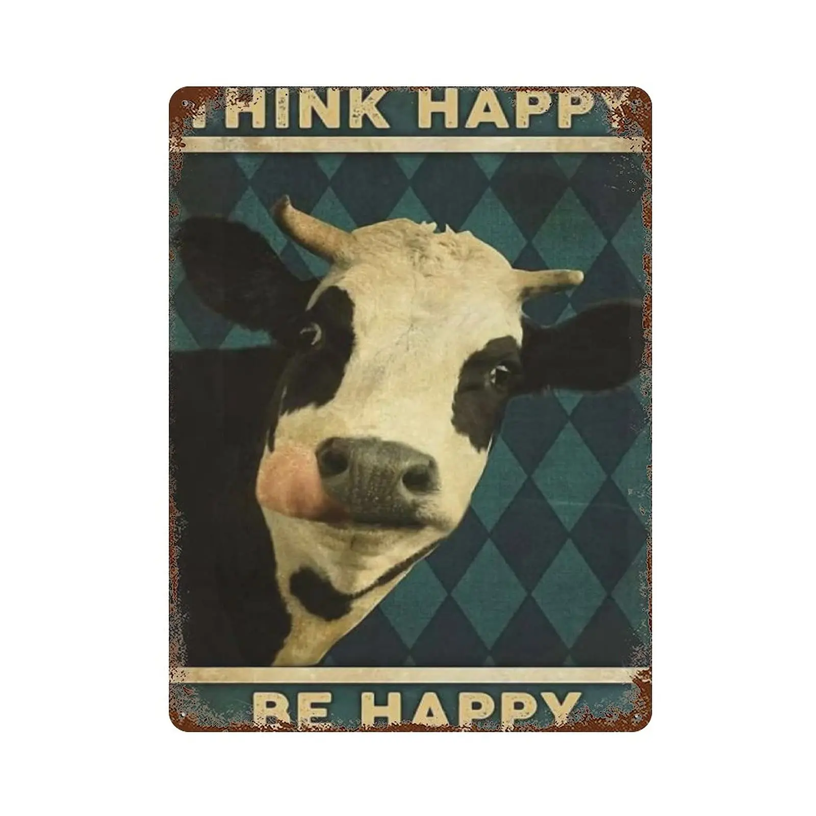 Металлическая жестяная вывеска ретро-стиль новый плакат железная живопись Be Happy