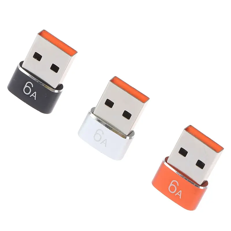 

Переходник для кабеля телефона, 6 А, Тип C, «Мама»-USB «папа»