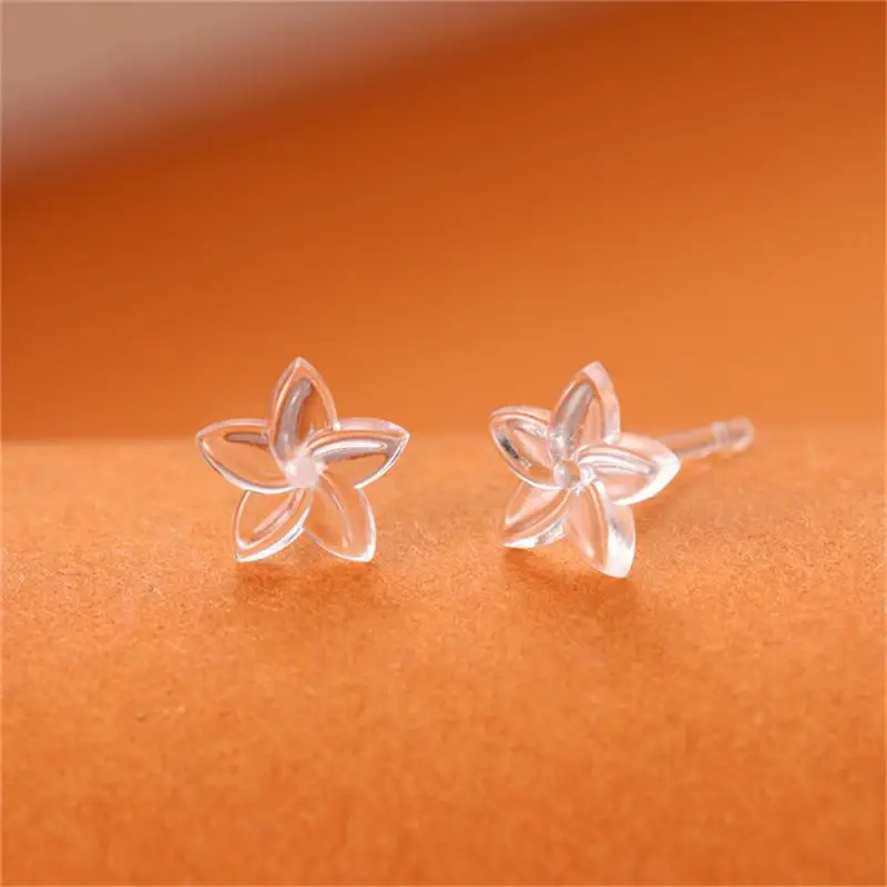 2/4/6 компл. 7 доступных вариантов антиблокирующие серьги-гвоздики приятные для