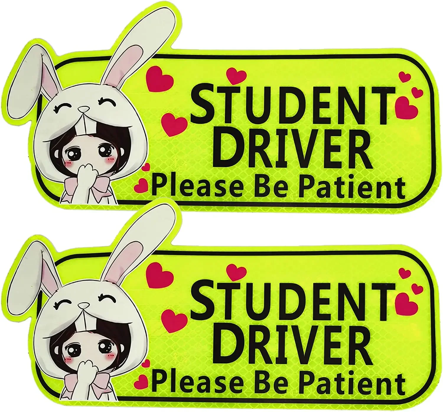 2 шт. светоотражающие наклейки на автомобиль