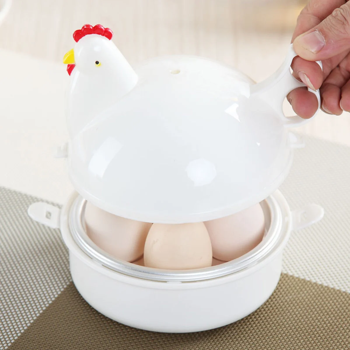 

Egg Cooker Boiler Microwave Poacher Steamer Chicken Maker Shape Electric Poaching Rapid Eggs Stovetop Hard Cooking Bowl Pot