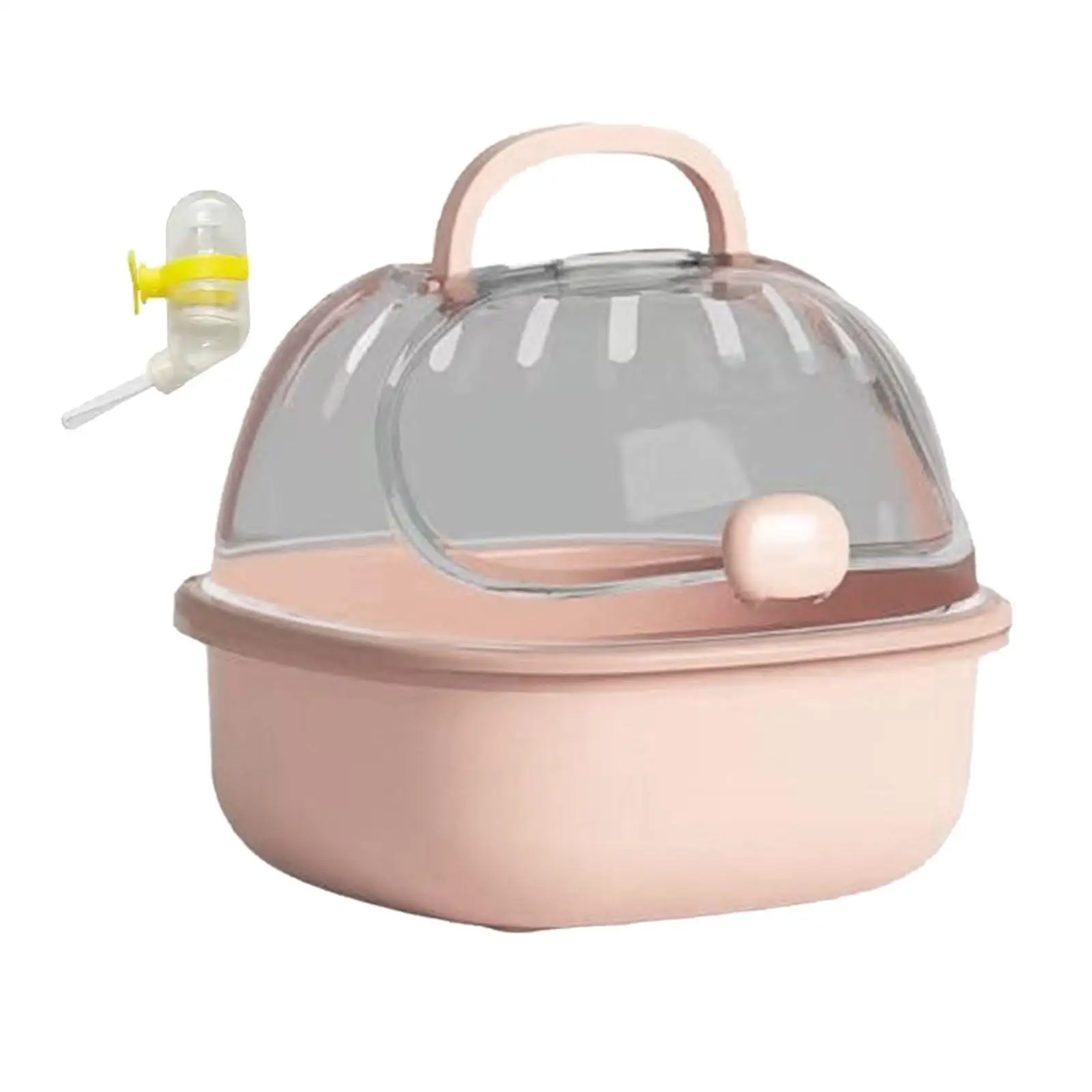 Hamster Travel Carrier Cage Travel Breathable Small Animal Carry Case for Chinchilla Hedgehog Vacation Small Animals Squirrel