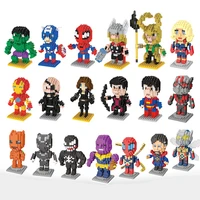 disney avengers captain america building blocks super heroes iron man endgame spider man hulk block action figure kids toys gift