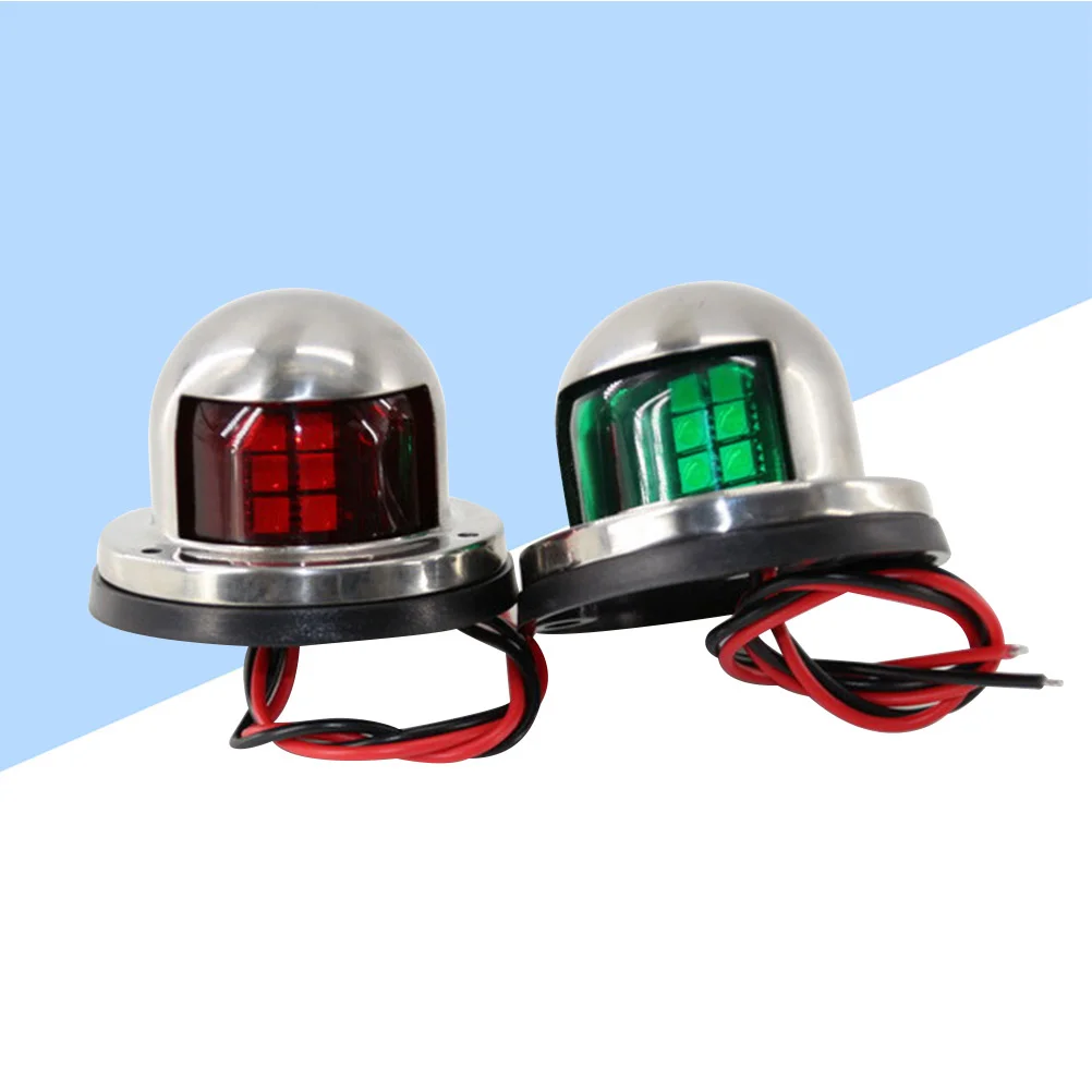 

1 Pair 12V Boat Turn Signal Light Replacement Waterproof LED Side Light for Dinghy Boat Fishing Boat Sightseeing Boat