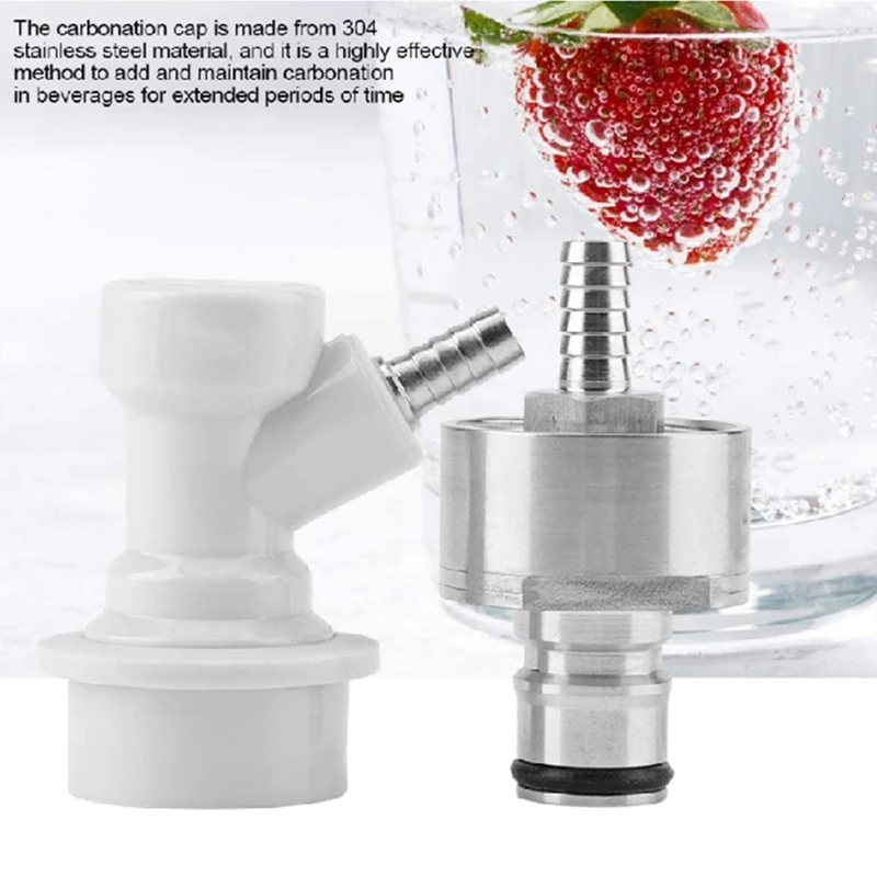 Крышка для карбонатации пива с набором разъединительных замков шариковым замком