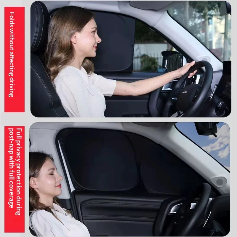 Фото Магнитные шторки на окна для Mazda 5, Mazda5, CR Premacy, Ford i-Max 2005-2009 годов выпуска, солнцезащитные, для защиты от солнца и обеспечения приватности №3