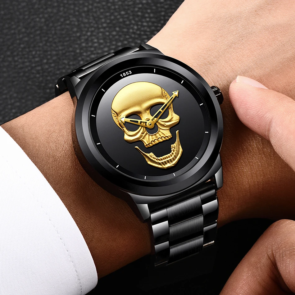 Sport Mens Watches Top Brand Luxury Quartz Watch For Men Stainless Steel Waterproof Clock Male Wristwatch Relogio Masculino