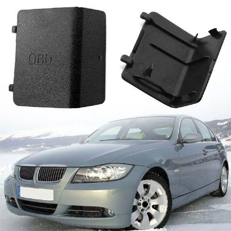 Фото Для BMW E90 E91 E92 E93 3 серии (левый руль) 51437147538: Крышка диагностического разъема OBD II, заглушка порта, аксессуар для интерьера автомобиля №2