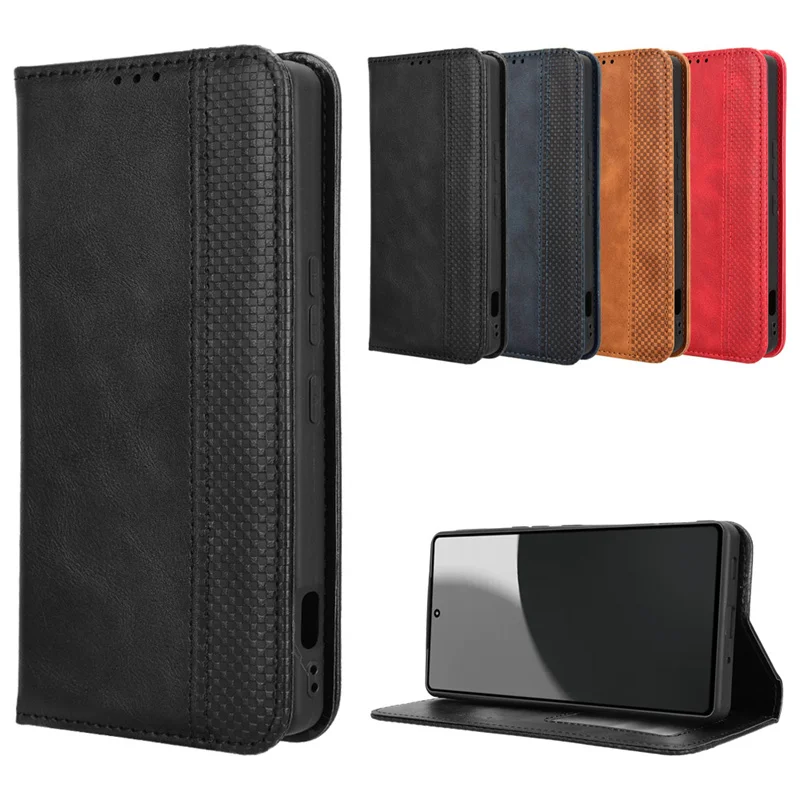 Чехол для Sharp Aquos R9 Pro кожаный кошелек премиум-класса флип-чехол R9Pro SH-54E чехол