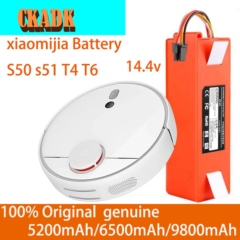 

Original Robotic Vacuum Cleaner Replacement Battery for Xiaomi Robot Roborock S50 S51 S55 Accessory Spare Parts Li-ion Battery