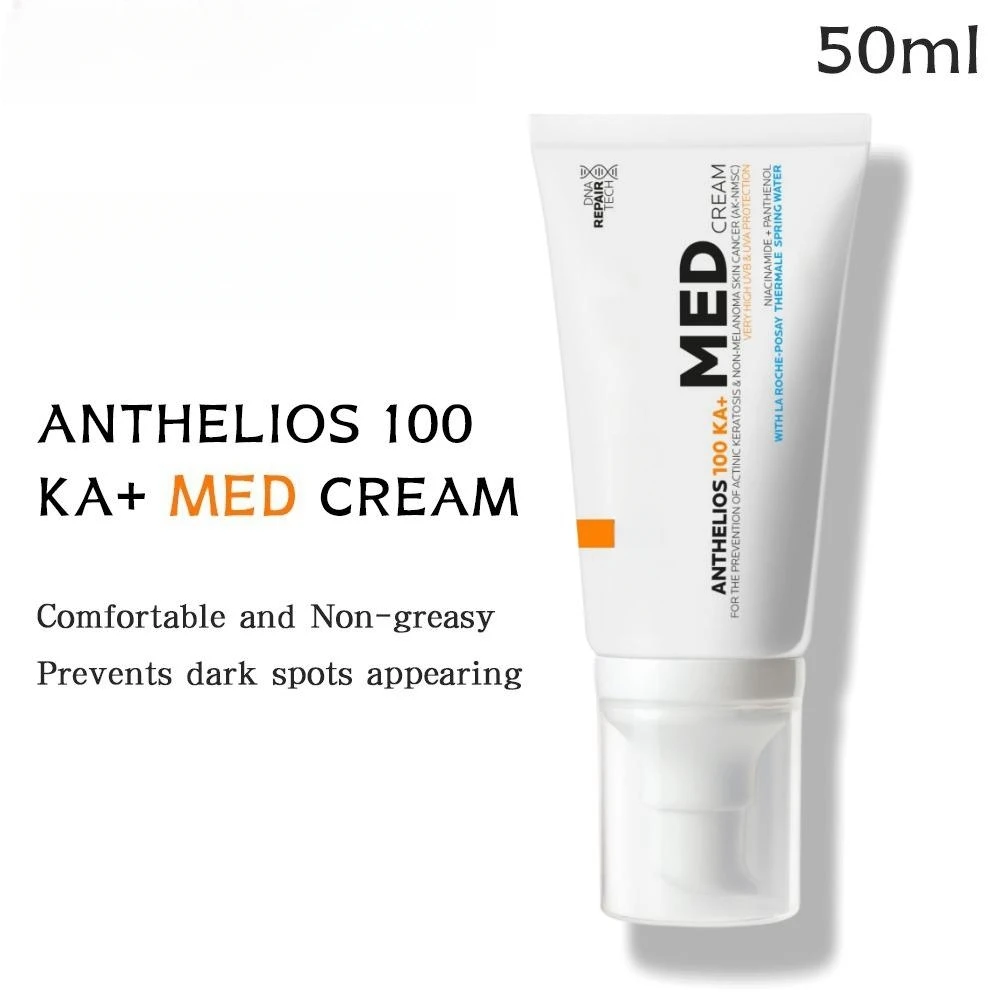 

Original 100 Ka+ MED Cream Broad Spectrum Sun Protection Calming Skin Prevent Dark Spot Anti-photoaging For All Skin Types 50ml