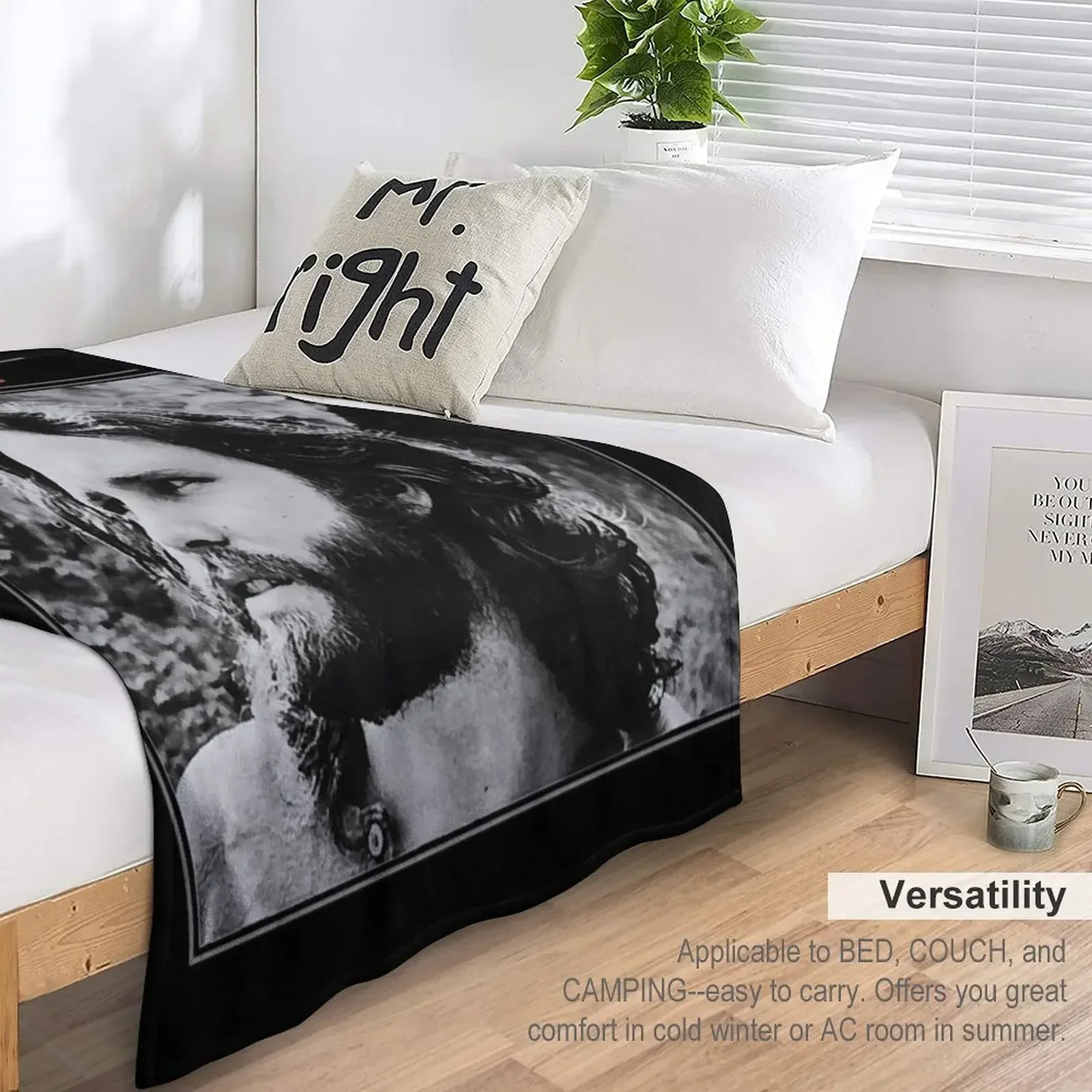 Фланелевое одеяло Американская молитва Джим Моррисон