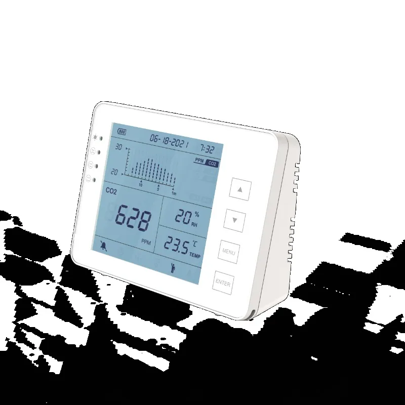 

Indoor Air Quality Co2 Meter for School, Indoor Carbon Dioxide Analyzer Monitor Detector with NDIR Co2 Sensor