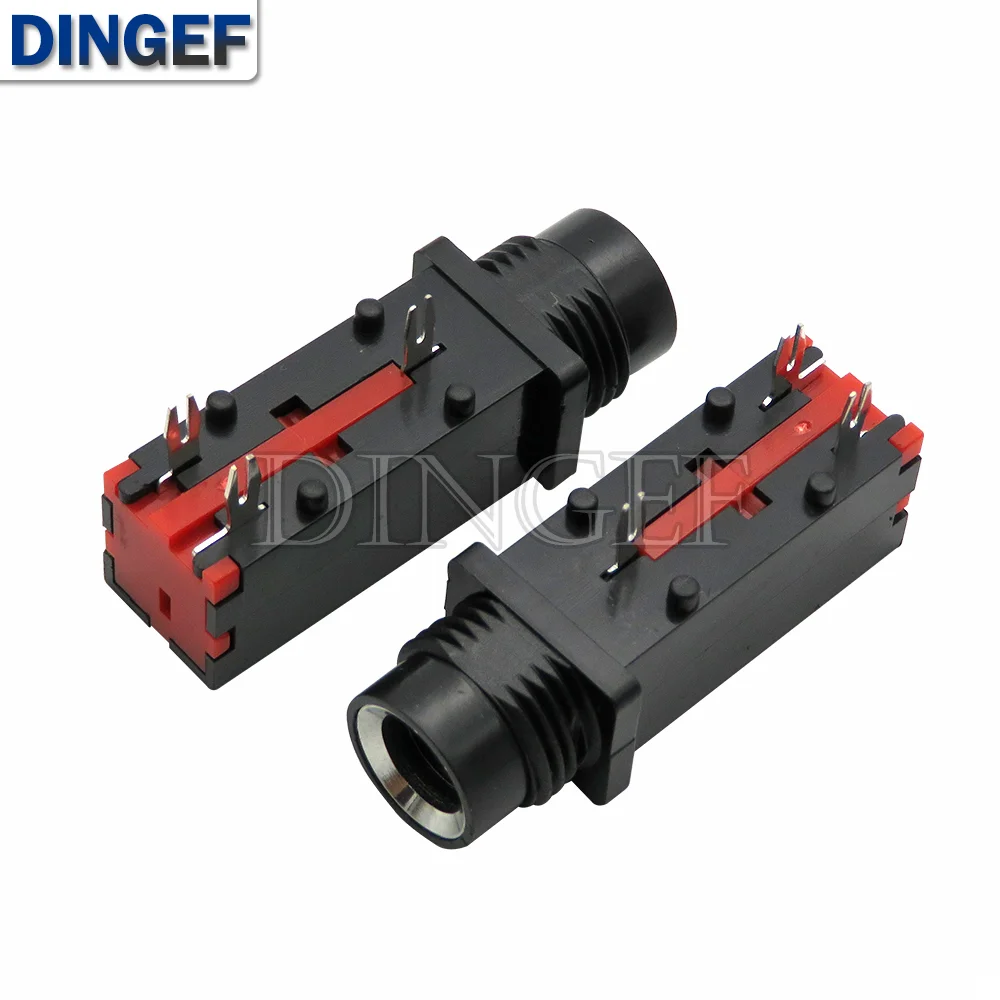 

5 шт./лот PJ-309 6,35 мм аудиоразъем 3-контактный стерео аудио разъем для микрофона сварочная линия для микрофона разъем PJ309