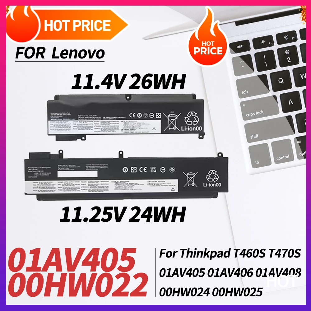 Аккумулятор для Lenovo ThinkPad T460S T470S 01AV405