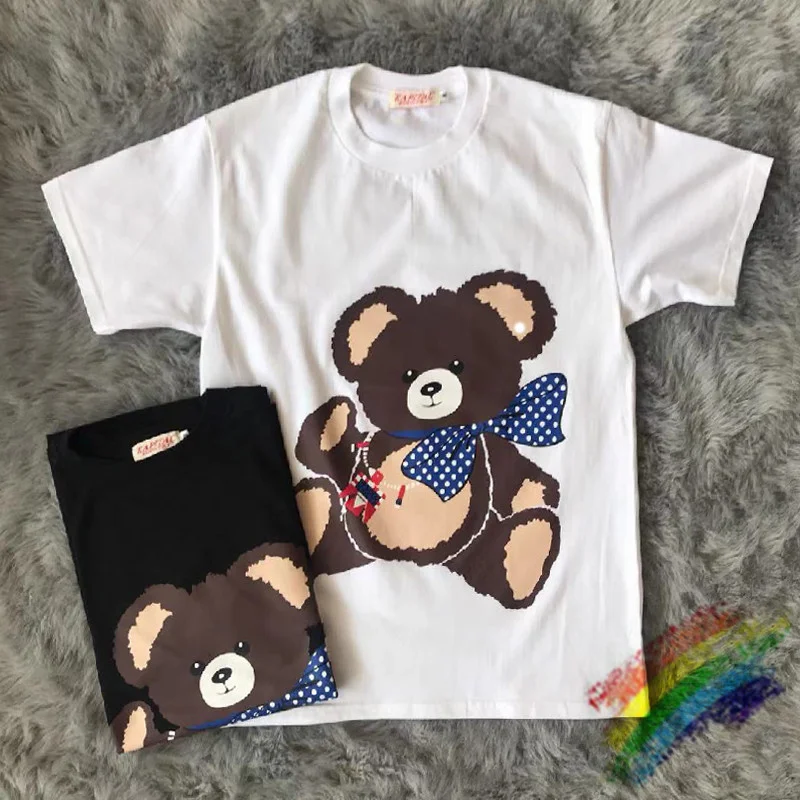 

High Quality Bears KAPITAL T-shirt Men Women Summer Style Fashion Casual Top Tees T Shirts