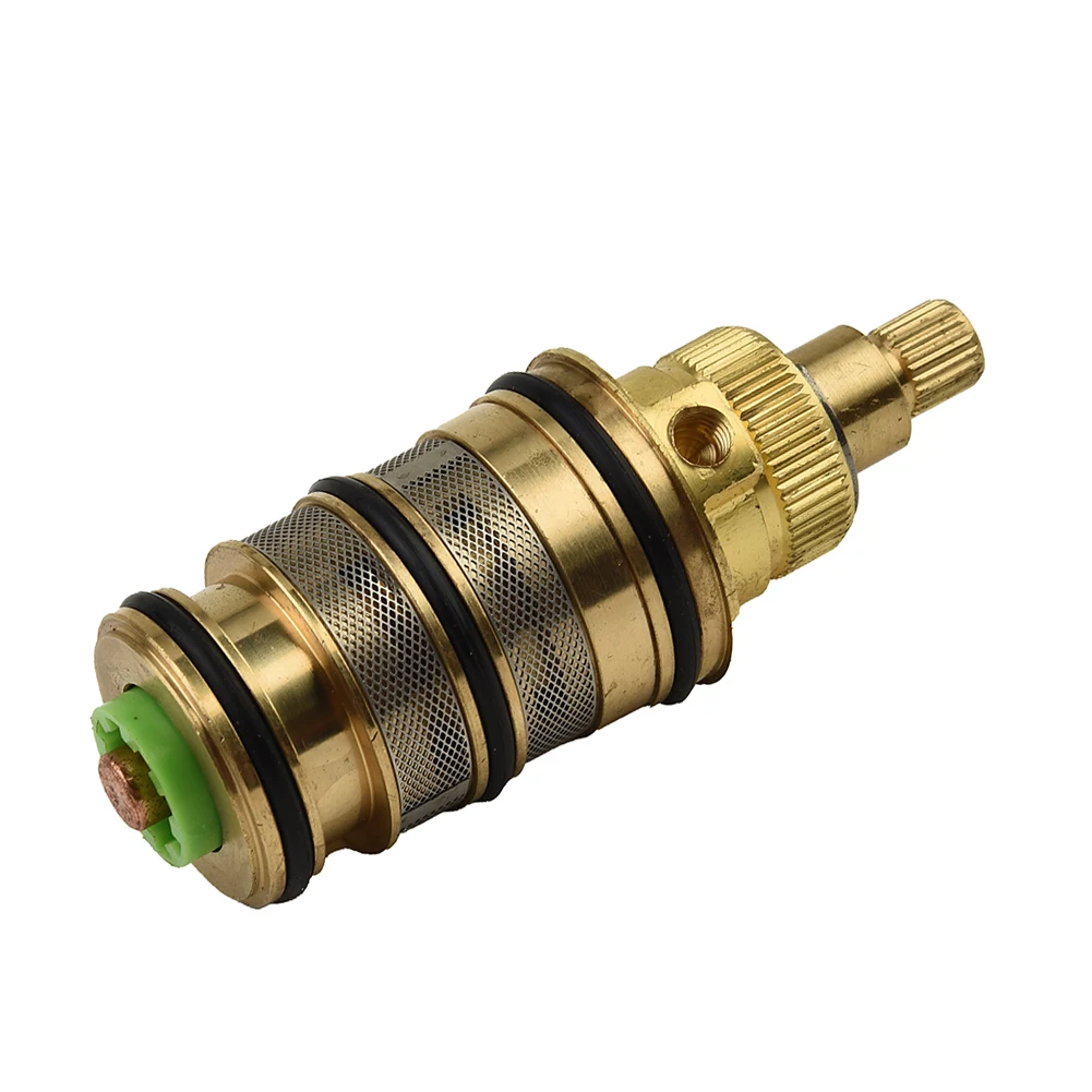 

Brass Thermostatic Valve Spool Copper Faucet Cartridge Bath Mixer Tap Shower Water Temperature Mixing Valve Bar Repair Tool Kit