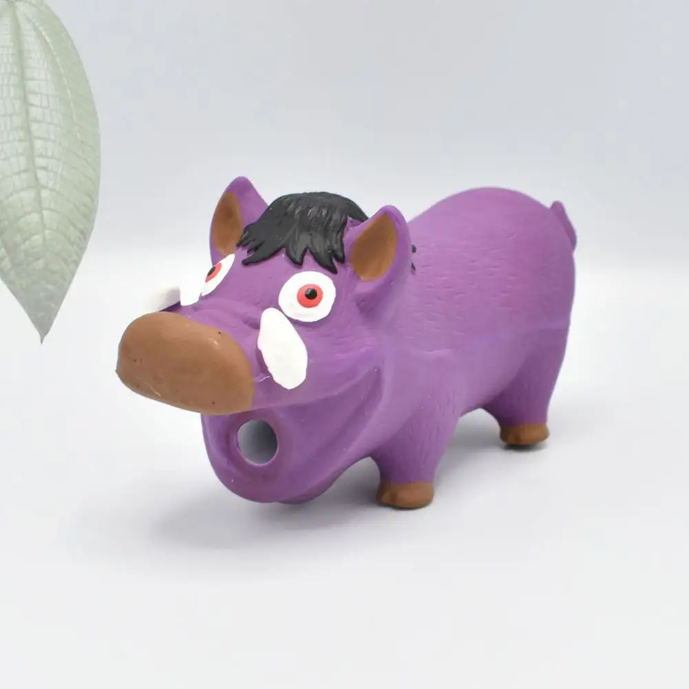 

Practical Lightweight Bite-resistant Pig Shape Pet Dog Teeth Grinding Toy Pet Supplies Pet Molar Toy Dog Chew Toy