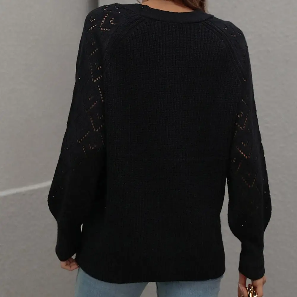 

Long Sleeve Skin-Touch Single-Breasted Pure Colors Knitted Cardigan Streetwear