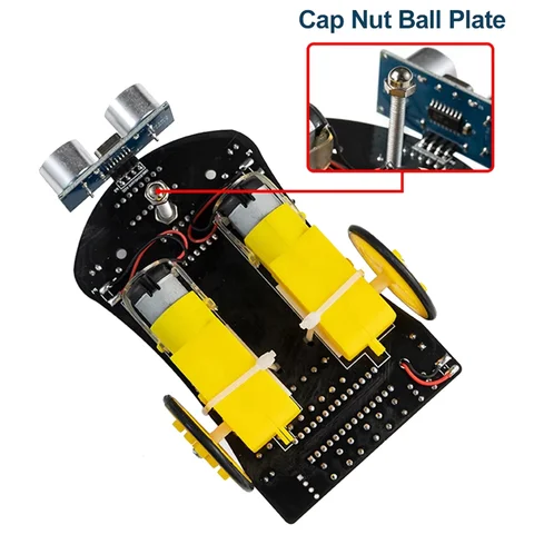 Умный автомобиль DIY Electronic Kit 51 MCU Ультразвуковой автомобиль для объезда препятствий с автоматическим ранжированием, программирующий робота DIY Kit