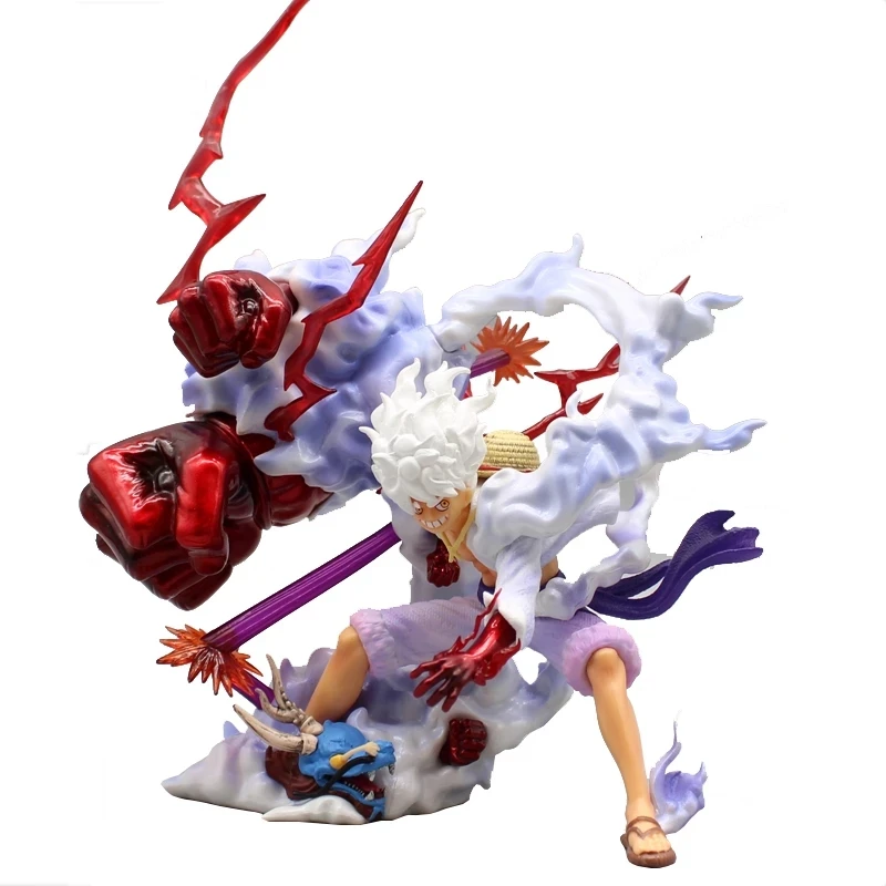 

Newest 28CM One Piece Monkey D Luffy Gear 5 GK Figure PVC Action Anime Model Adult Collectible Dolls Toys Gifts