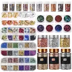 Золотой лист хлопья конфетти наполнение блеск Сделай Сам эпоксидная смола, форма для наполнителя украшения ногтей Фольга бумага Ювелирные изделия Аксессуары