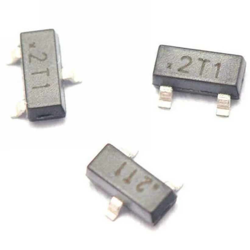 500 шт S9012 2T1 0.5A 25V PNP SOT-23 SMD транзистор