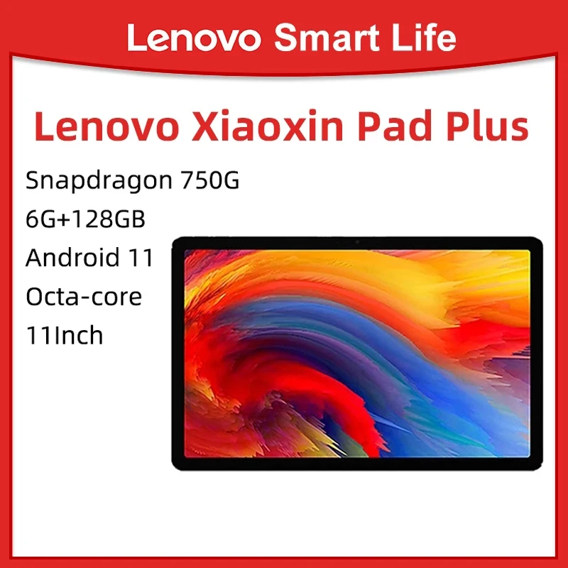 

Global firmware Lenovo Xiaoxin Pad Plus Tablet PC Snapdragon 750G Octa Core 6GB 128GB 11 inch 2K Screen Android 11 WiFi
