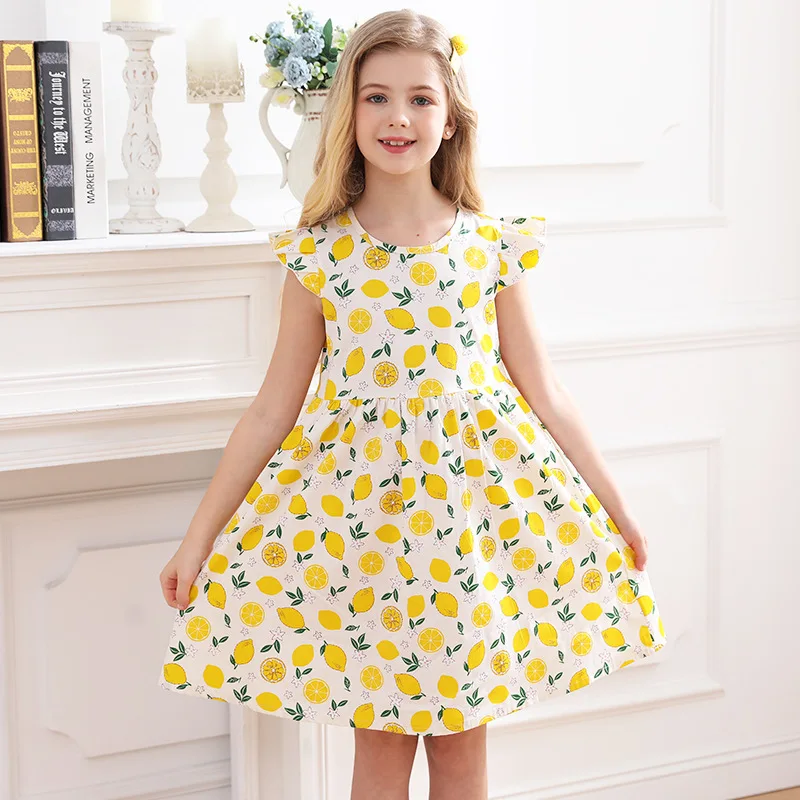 

New Summer Girls Cotton Children Baby Loose Dress