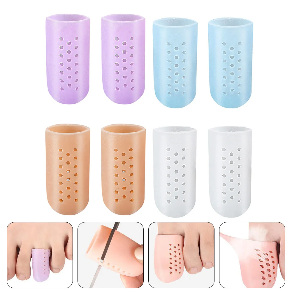 

Toe Corn Cushion Tube Tubescover Toenail Tubing Covers Protector Blistercap Hammer Cushions Set Separator Ingrown Pad Protectors