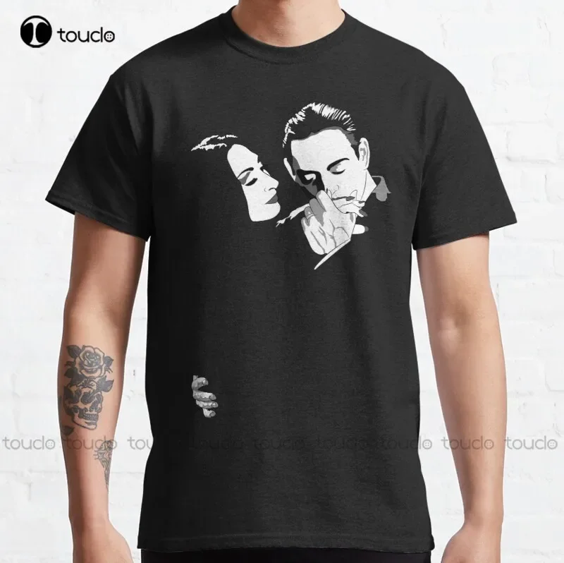 Новая классическая футболка Gomez Y Morticia хлопковая мужская на заказ для взрослых и