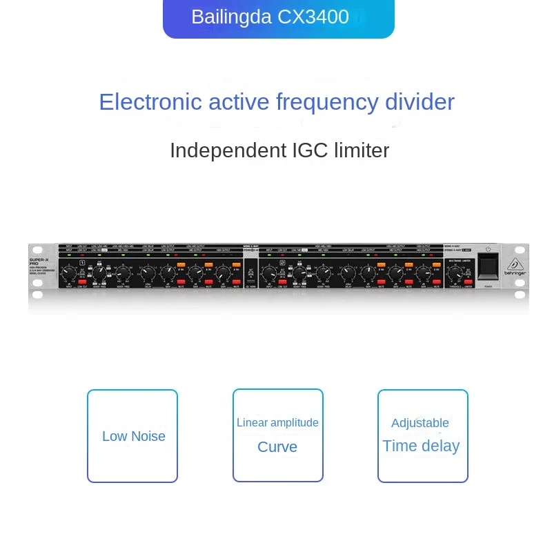 

BEHRINGER/BEHRINGER CX3400/CX2310 high-precision stereoscopic 2-way/3-way split-screen crossover