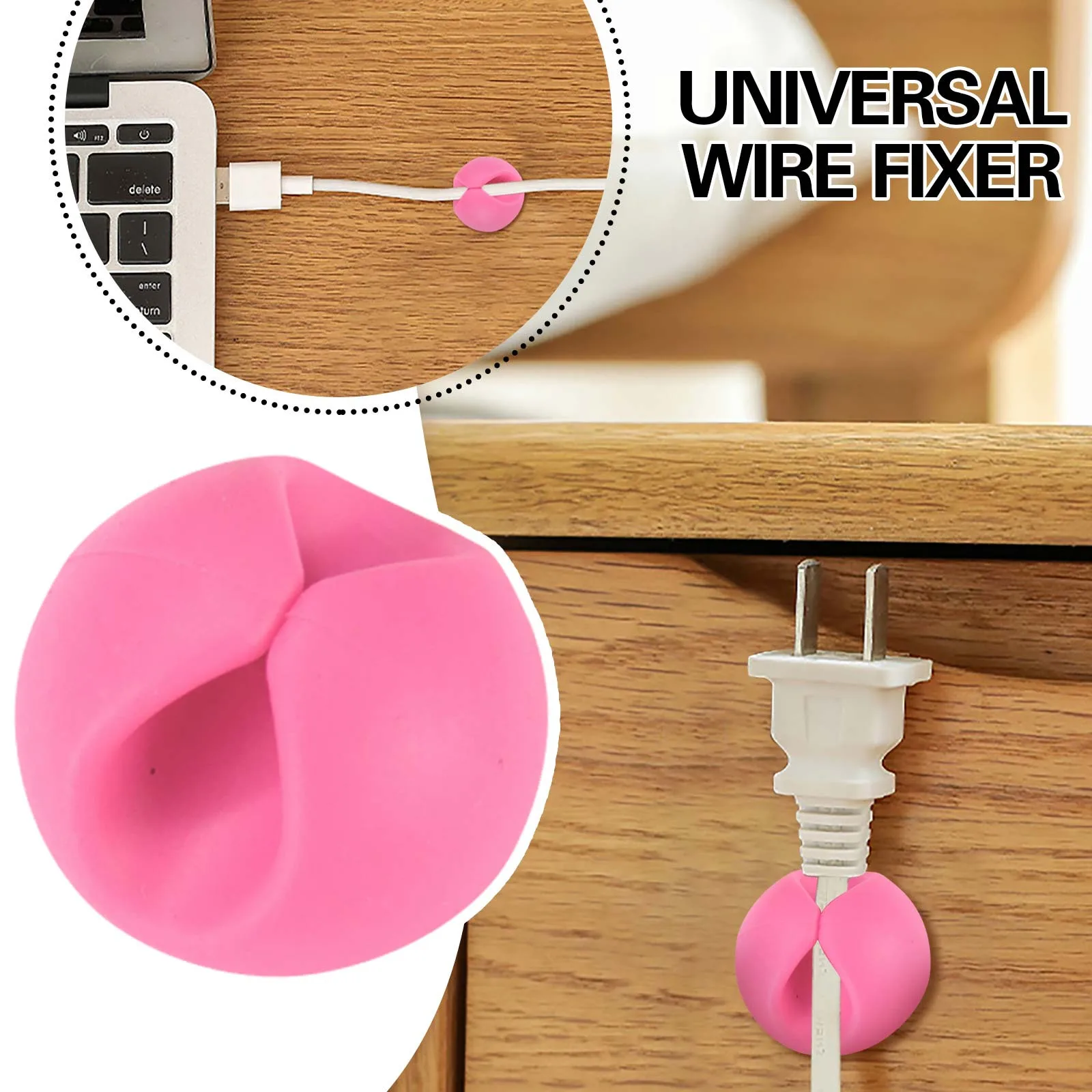 Держатель для кабеля с одним отверстием органайзер зажим приспособление стола