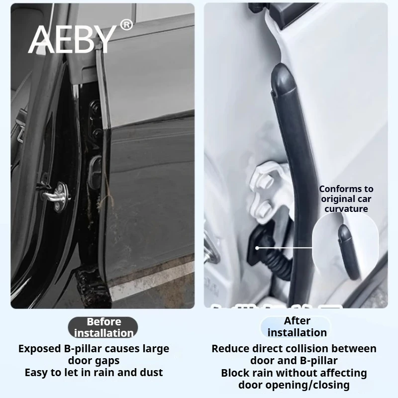 Фото AEBY для BYD Sealion 7 2024 C, звукоизоляционная лента на столбе, пылезащитное уплотнение с шумоподавлением автомобиля, звукоизоляционная накладка №3