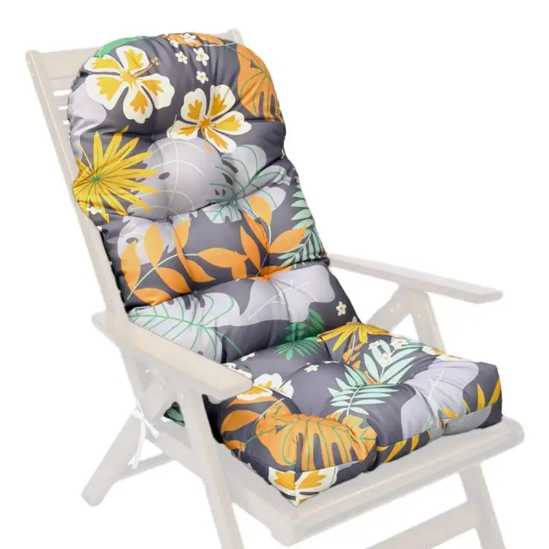 

Patio Cushions For Outdoor Furniture Waterproof Sun Lounge Chair Cushion Reclining Chair Pad Patio Chaise Lounger Cushion Home