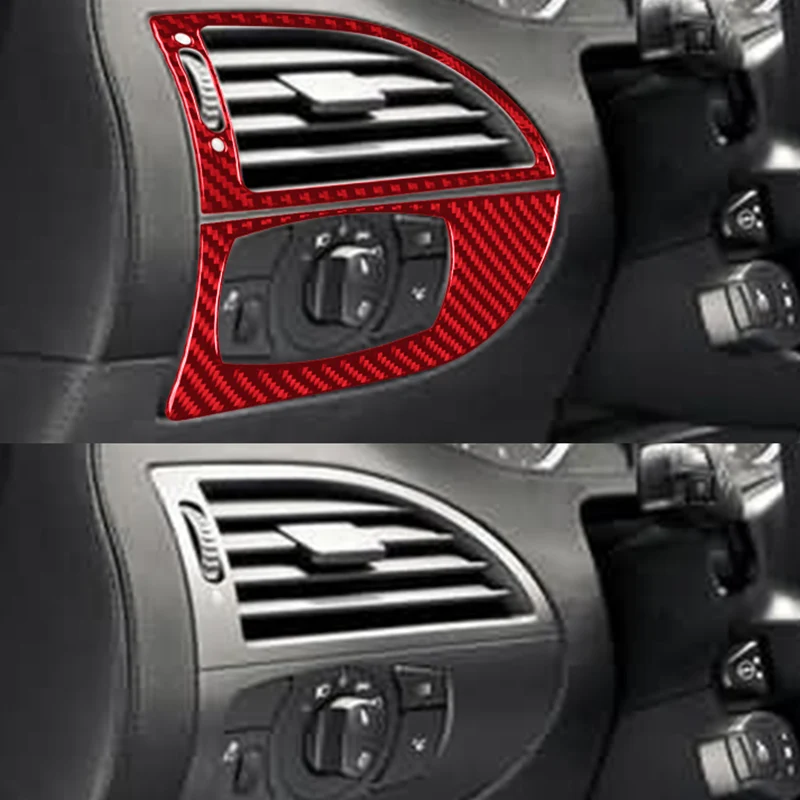 Фото Для BMW 6 серии 2004-2010 E63 E64 ручка из углеродного волокна, крышка коробки переключения передач, литая отделка, декоративная рамка, аксессуары для интерьера автомобиля №4