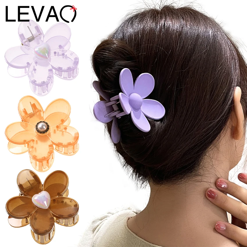 

Новый прозрачный желеобразный цветной цветок LEVAO, освежающий головной убор для девушек на лето, повседневный инструмент для макияжа, женска...