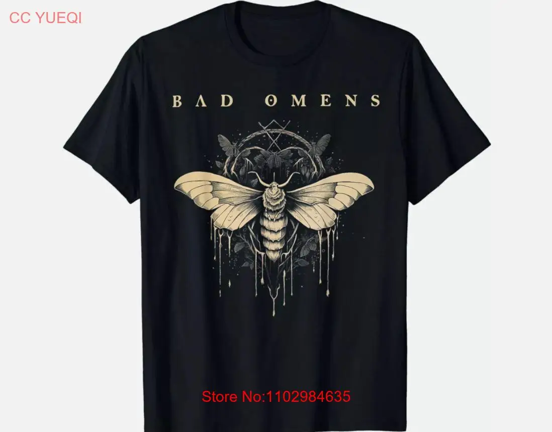 Футболка унисекс Bad Omens Moth-бесплатная доставка