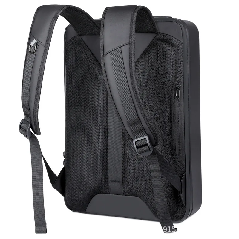 SPIDOR 2022 New Hard Shell Backpack Large Capacity ABS Laptop Bag USB Men's Backpack